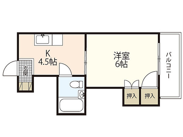 レスポワール東高須 ｜広島県広島市西区庚午北2丁目(賃貸マンション1K・3階・23.00㎡)の写真 その2