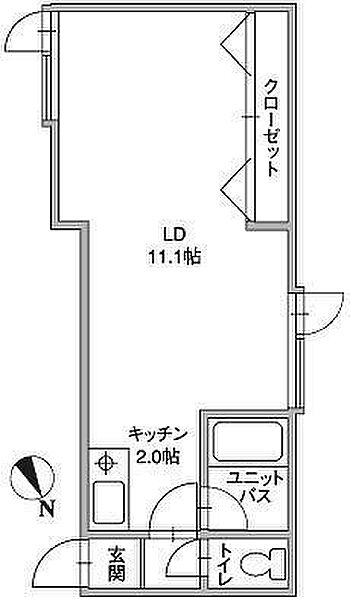 ノースキャピタル A105｜北海道釧路市川北町(賃貸アパート1R・2階・28.35㎡)の写真 その2