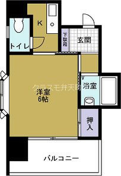 ドウェル倉本 ｜大阪府大阪市港区波除３丁目(賃貸マンション1K・4階・19.07㎡)の写真 その2