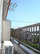 バルコニー　広々。明るいです。