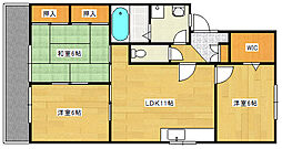間取図画像 3LDK
