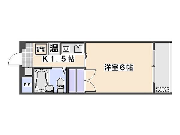 サンライズ五日市中央五丁目ビル ｜広島県広島市佐伯区五日市中央5丁目(賃貸マンション1K・2階・17.00㎡)の写真 その2