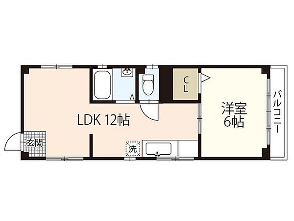 広島県広島市中区小網町(賃貸マンション1LDK・3階・38.33㎡)の写真 その2