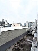西向きのバルコニー