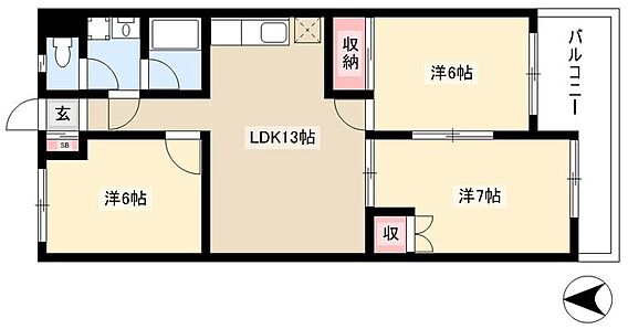 第2ヤマケンビル_間取り_0