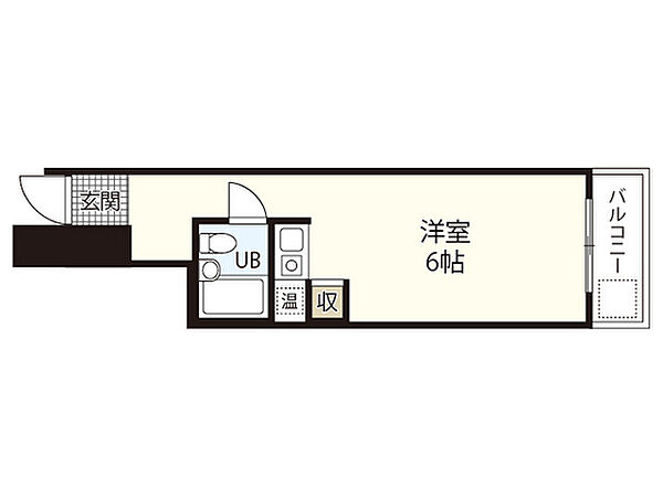 チュリス新八丁堀 ｜広島県広島市中区八丁堀(賃貸マンション1R・4階・19.20㎡)の写真 その2