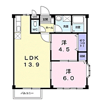 サンクレールヒラタＢ  ｜ 大阪府富田林市若松町３丁目（賃貸アパート2LDK・2階・53.00㎡） その2