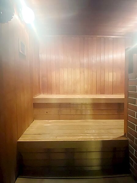 大浴場にはサウナも併設されています。