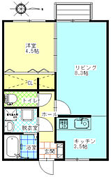 間取図画像 1LDK