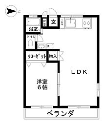 間取図画像 1LDK