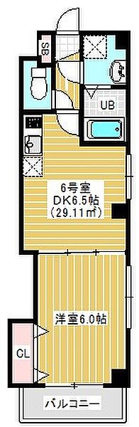 Creatifs 306｜千葉県千葉市美浜区高洲1丁目(賃貸マンション1DK・3階・29.11㎡)の写真 その2