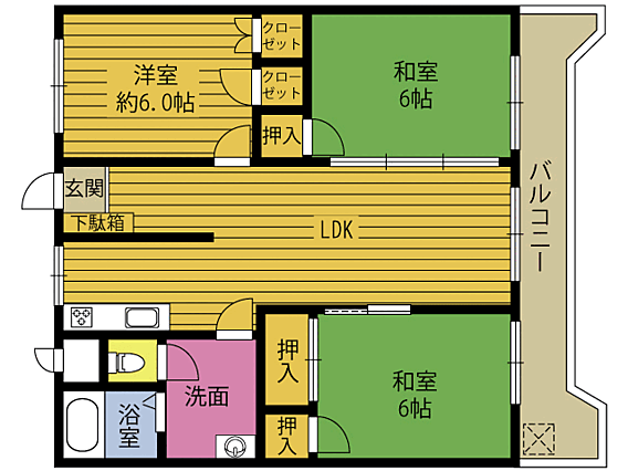 安岐コーポ_間取り_0