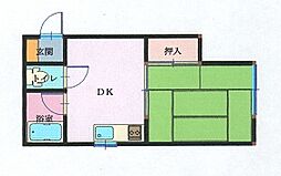 間取図画像 1DK