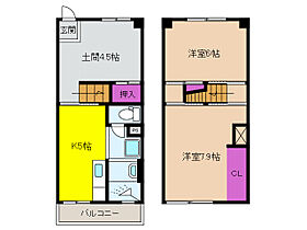 鶴甲コーポ25号棟  ｜ 兵庫県神戸市灘区鶴甲４丁目（賃貸マンション2K・1階・55.00㎡） その2