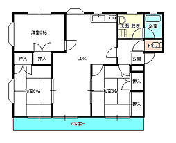 間取図画像 3LDK