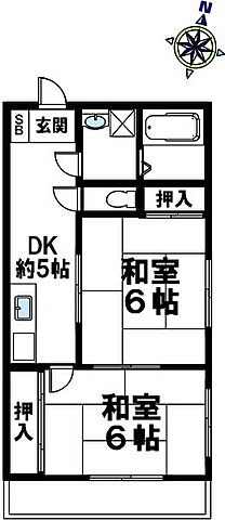 ホームズ アミニティ籠池 2dk 賃料5 8万円 4階 42 賃貸マンション住宅情報