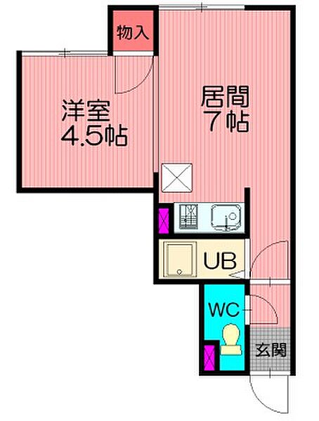 トヨオカミナ1 102｜北海道旭川市豊岡十一条３丁目(賃貸アパート1DK・1階・25.92㎡)の写真 その2