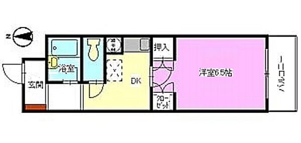 エスポアール石川 １１０１｜広島県広島市南区的場町１丁目(賃貸マンション1K・11階・24.70㎡)の写真 その2