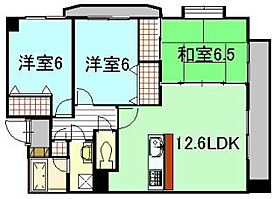 ダイアパレス医大南  ｜ 広島県広島市南区出汐１丁目14-6（賃貸マンション3LDK・5階・68.82㎡） その2