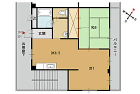 ドミール  ｜ 京都府舞鶴市字市場684（賃貸アパート2DK・3階・51.18㎡） その2