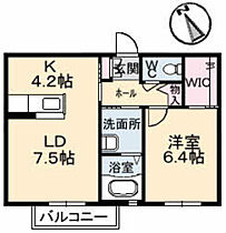 シャーメゾン光 102 ｜ 山口県宇部市厚南北２丁目8-30（賃貸アパート1LDK・1階・44.37㎡） その2