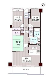 間取図画像 3LDK