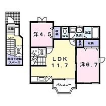 岡山県備前市吉永町吉永中（賃貸アパート2LDK・2階・58.53㎡） その2