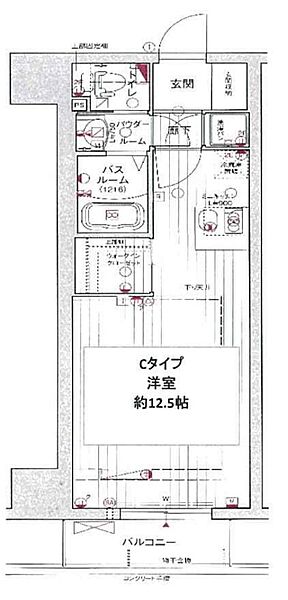 エグゼ難波東 ｜大阪府大阪市中央区高津3丁目(賃貸マンション1R・5階・31.35㎡)の写真 その2