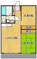 サンクチュアリ  ｜ 福岡県北九州市小倉南区若園4丁目（賃貸マンション2LDK・2階・55.98㎡） その2