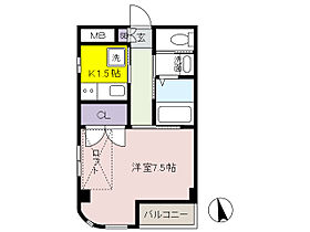 アムール親王塚  ｜ 兵庫県芦屋市親王塚町（賃貸マンション1K・4階・27.66㎡） その2