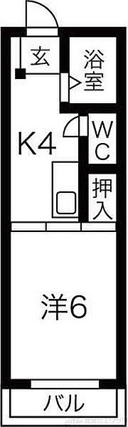 コスモハイツ今宮 103｜大阪府吹田市千里山西１丁目(賃貸アパート1K・1階・21.00㎡)の写真 その2