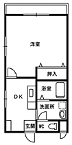 メゾン・キオイ 102 ｜ 福井県鯖江市水落町1丁目9番10-1号（賃貸マンション1DK・1階・36.13㎡） その2