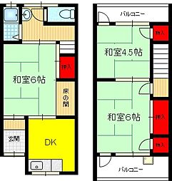 片町線 鴻池新田駅 徒歩22分