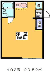 間取図画像 ワンルーム