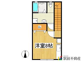 サンマリノ龍ヶ原 203 ｜ 福岡県八女市龍ヶ原292-5（賃貸アパート1R・2階・27.32㎡） その2