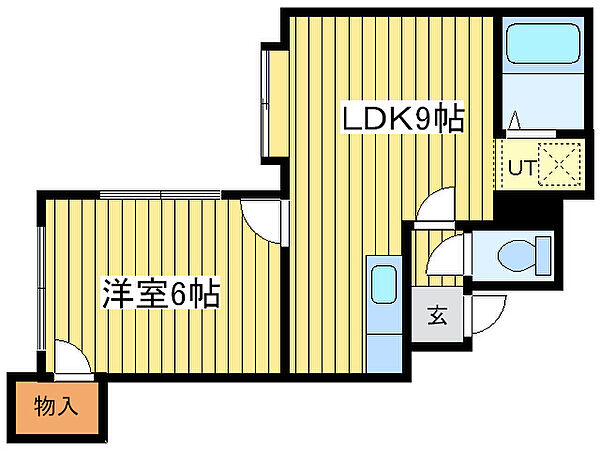 アイコート10 ｜北海道札幌市東区北二十六条東１０丁目(賃貸アパート1LDK・3階・29.55㎡)の写真 その2