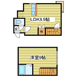 厚別駅 3.3万円