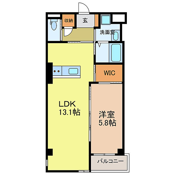 N.MAISON 306｜大阪府大阪狭山市東茱萸木１丁目(賃貸マンション1LDK・3階・46.95㎡)の写真 その2