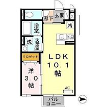 ヒルズ羽衣 203 ｜ 大阪府高石市東羽衣２丁目2-23（賃貸アパート1LDK・2階・33.39㎡） その2