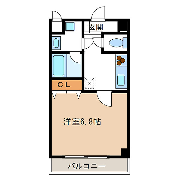 ローズステージ泉大津駅前 503｜大阪府泉大津市田中町(賃貸マンション1K・5階・24.13㎡)の写真 その2