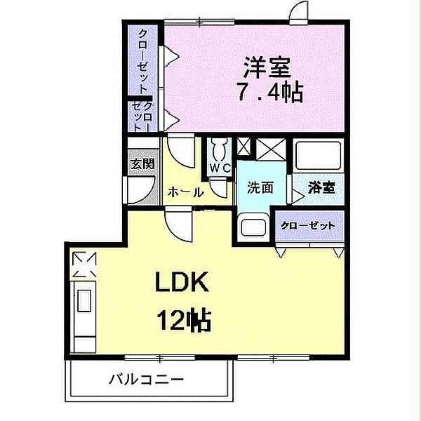 ハートベイルB 101｜大阪府高石市綾園５丁目(賃貸アパート1LDK・1階・51.86㎡)の写真 その2