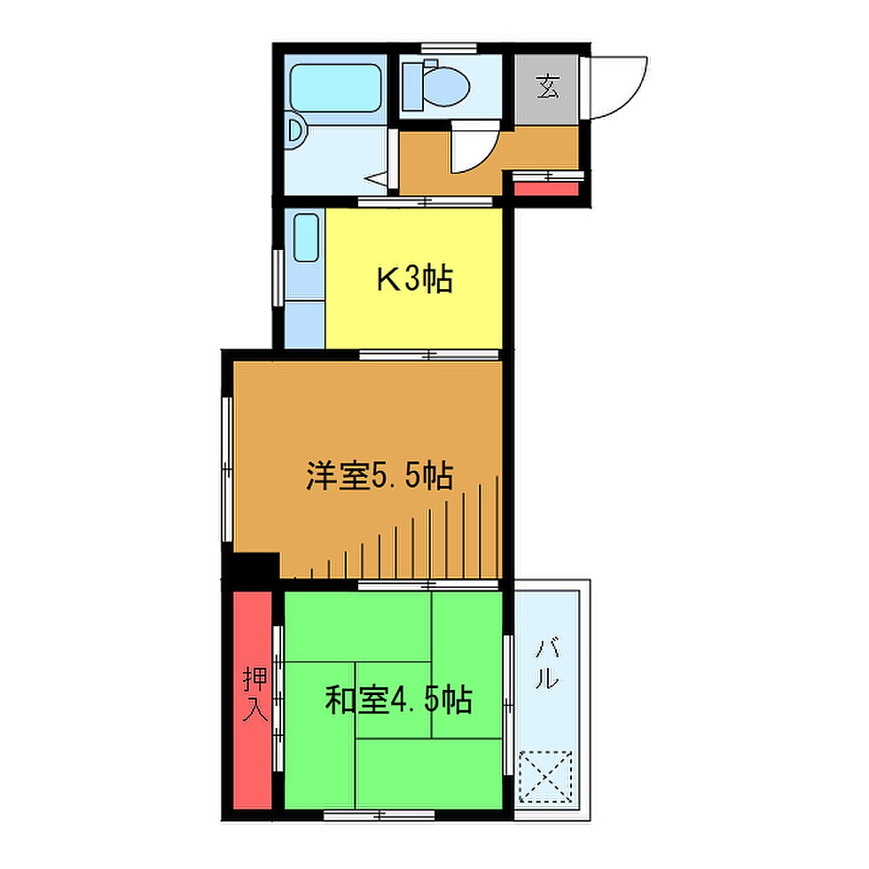 ホームズ でお部屋探し コーポ中川 2階 2k 賃料6 35万円 28 7 賃貸アパート住宅情報 物件番号 取扱い不動産会社 エイブルネットワーク亀有南口店 株式会社マイウェイハウジング