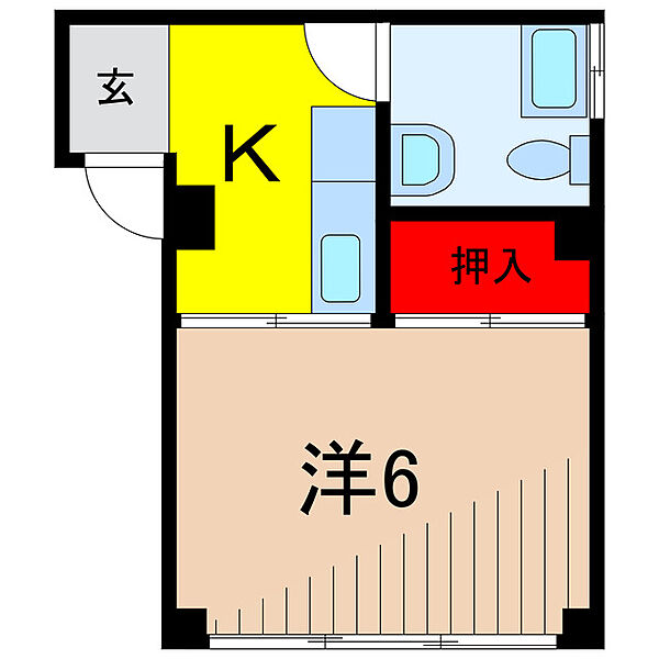 橋本ビル ｜東京都葛飾区東金町１丁目(賃貸マンション1K・4階・22.00㎡)の写真 その2