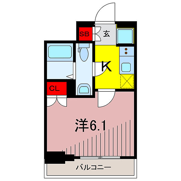 アーバンパークお花茶屋 ｜東京都葛飾区宝町１丁目(賃貸マンション1K・2階・21.28㎡)の写真 その2