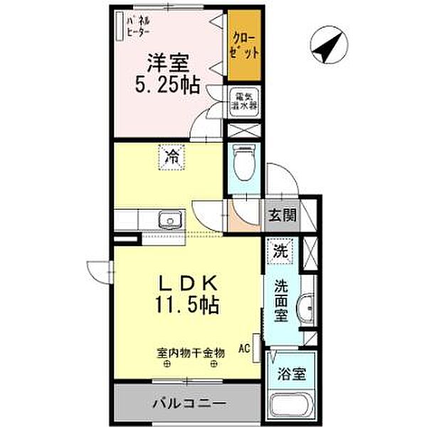 フローラルコート石川 105｜北海道函館市石川町(賃貸アパート1LDK・1階・40.10㎡)の写真 その2