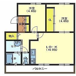 ユートピア川原2号棟 2階/206