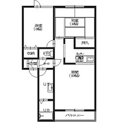 トータス西桔梗C 2階