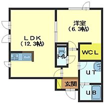 ラトゥール的場 101 ｜ 北海道函館市的場町22-12（賃貸アパート1LDK・1階・42.31㎡） その2