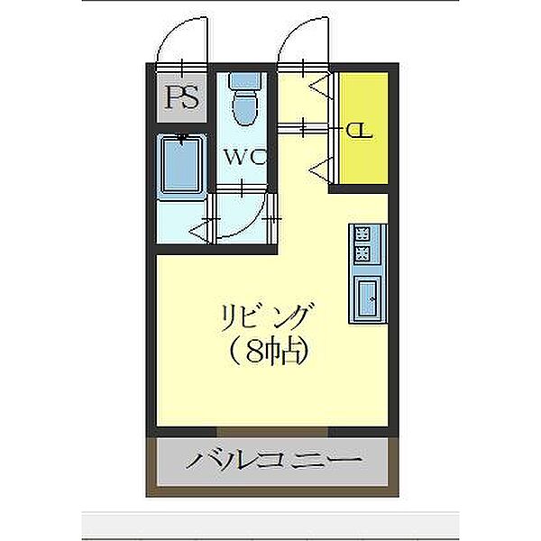 ダイワハイツ深堀 401｜北海道函館市深堀町(賃貸マンション1R・4階・17.35㎡)の写真 その2