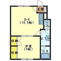 シーサイド七重浜A 103 ｜ 北海道北斗市七重浜２丁目33-12（賃貸アパート1DK・1階・31.70㎡） その2